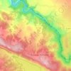 Fontanes topographic map, elevation, terrain