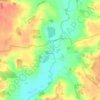 Shelley topographic map, elevation, terrain