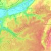 Fraisans topographic map, elevation, terrain