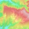 Montjoyer topographic map, elevation, terrain