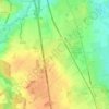 Sevrey topographic map, elevation, terrain