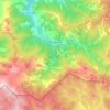 Pesaguero topographic map, elevation, terrain