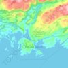 Channel-Port aux Basques topographic map, elevation, terrain