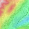 Pisano topographic map, elevation, terrain