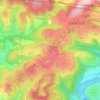 Mevaseret Zion topographic map, elevation, terrain