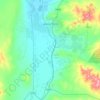 Darhan topographic map, elevation, terrain