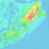 Staten Island topographic map, elevation, terrain