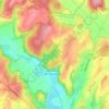 Montarlot-lès-Champlitte topographic map, elevation, terrain