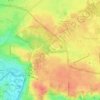 Mousehold Heath topographic map, elevation, terrain