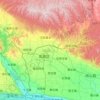 凤翔区 topographic map, elevation, terrain