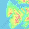 Applecross topographic map, elevation, terrain