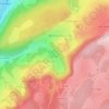 Derrière-le-Mont topographic map, elevation, terrain