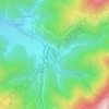 Lac de Payolle topographic map, elevation, terrain