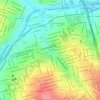 Praça do Libano topographic map, elevation, terrain