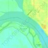 Mississippi River topographic map, elevation, terrain