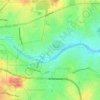 Musi River topographic map, elevation, terrain