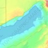 Lake Eyasi topographic map, elevation, terrain