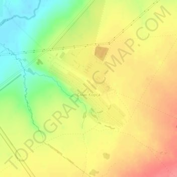 Смак-Корса topographic map, elevation, terrain