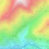 Les Hieres topographic map, elevation, terrain