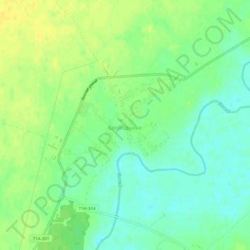 Слободчики topographic map, elevation, terrain