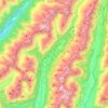 Hopkins River topographic map, elevation, terrain