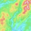 Duddon Valley topographic map, elevation, terrain