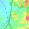 Kfar Daniel topographic map, elevation, terrain