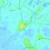 village office thottippal topographic map, elevation, terrain