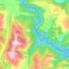 Στενά Νέστου topographic map, elevation, terrain