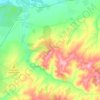 Амзя topographic map, elevation, terrain