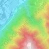 Diga del Resio topographic map, elevation, terrain