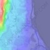 Kinneret Moshava topographic map, elevation, terrain