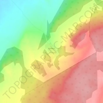 Алмаш topographic map, elevation, terrain