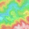 Even Sappir topographic map, elevation, terrain