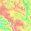 雅隆冰川 topographic map, elevation, terrain