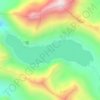 Ala-Köl topographic map, elevation, terrain