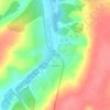 Борцово topographic map, elevation, terrain