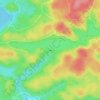 Miskwabi Dam topographic map, elevation, terrain