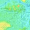 Central Memorial Park topographic map, elevation, terrain