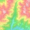 Nakra topographic map, elevation, terrain