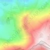 Refuge du Goûter topographic map, elevation, terrain