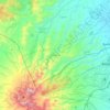 Bamban topographic map, elevation, terrain