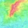 Kluysbos topographic map, elevation, terrain