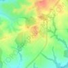 Beeri topographic map, elevation, terrain