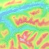 Glen Coe topographic map, elevation, terrain