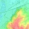 Bos t'Ename topographic map, elevation, terrain