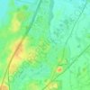 Yavne topographic map, elevation, terrain
