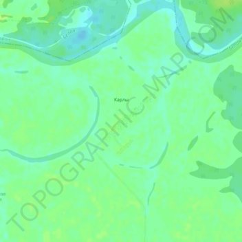 Карлы topographic map, elevation, terrain