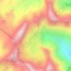 Lac du Lauzon topographic map, elevation, terrain