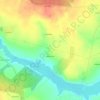 Ванисово topographic map, elevation, terrain